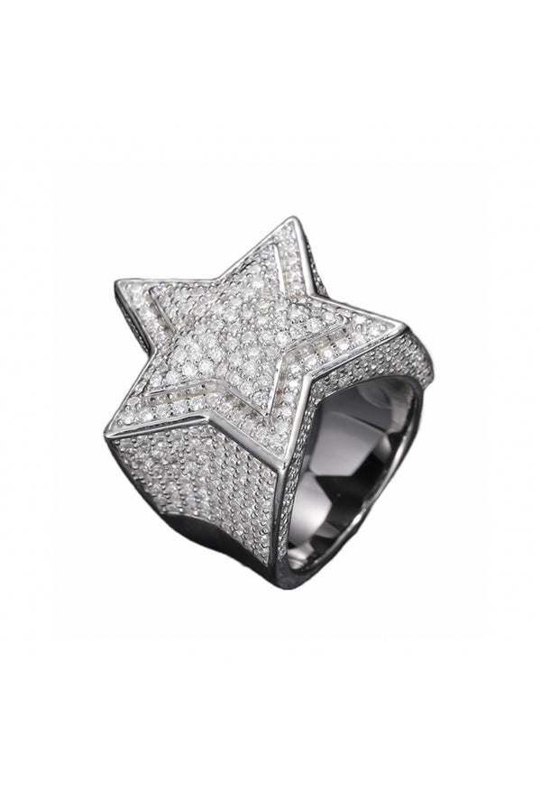 Anello “STAR” Silver925 - Moissanite